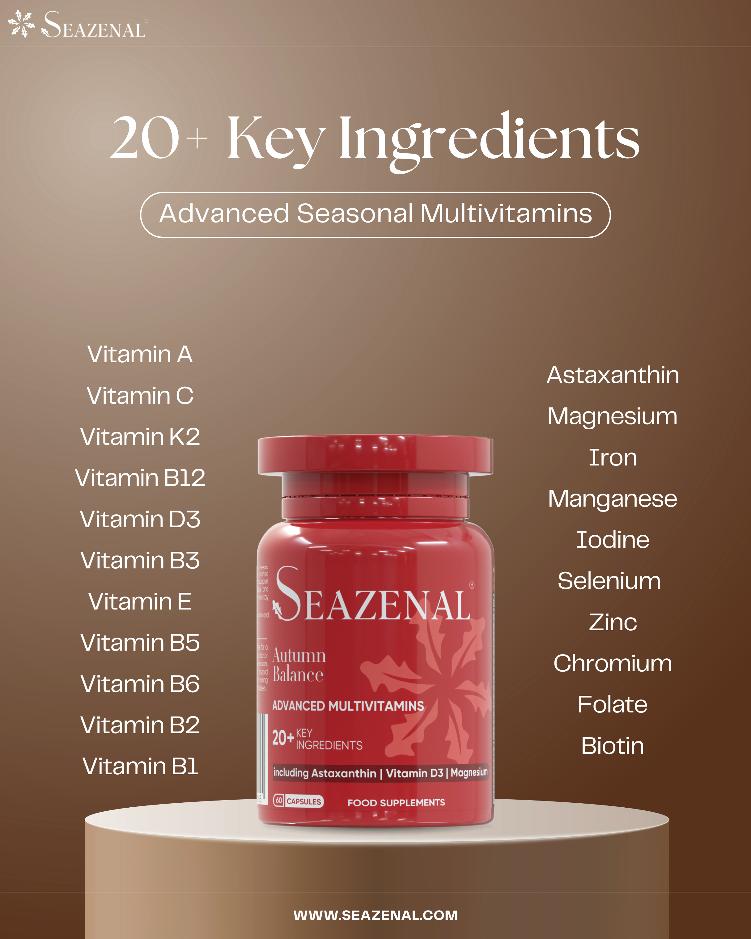Seazenal® Autumn Balance Advanced Multivitamin