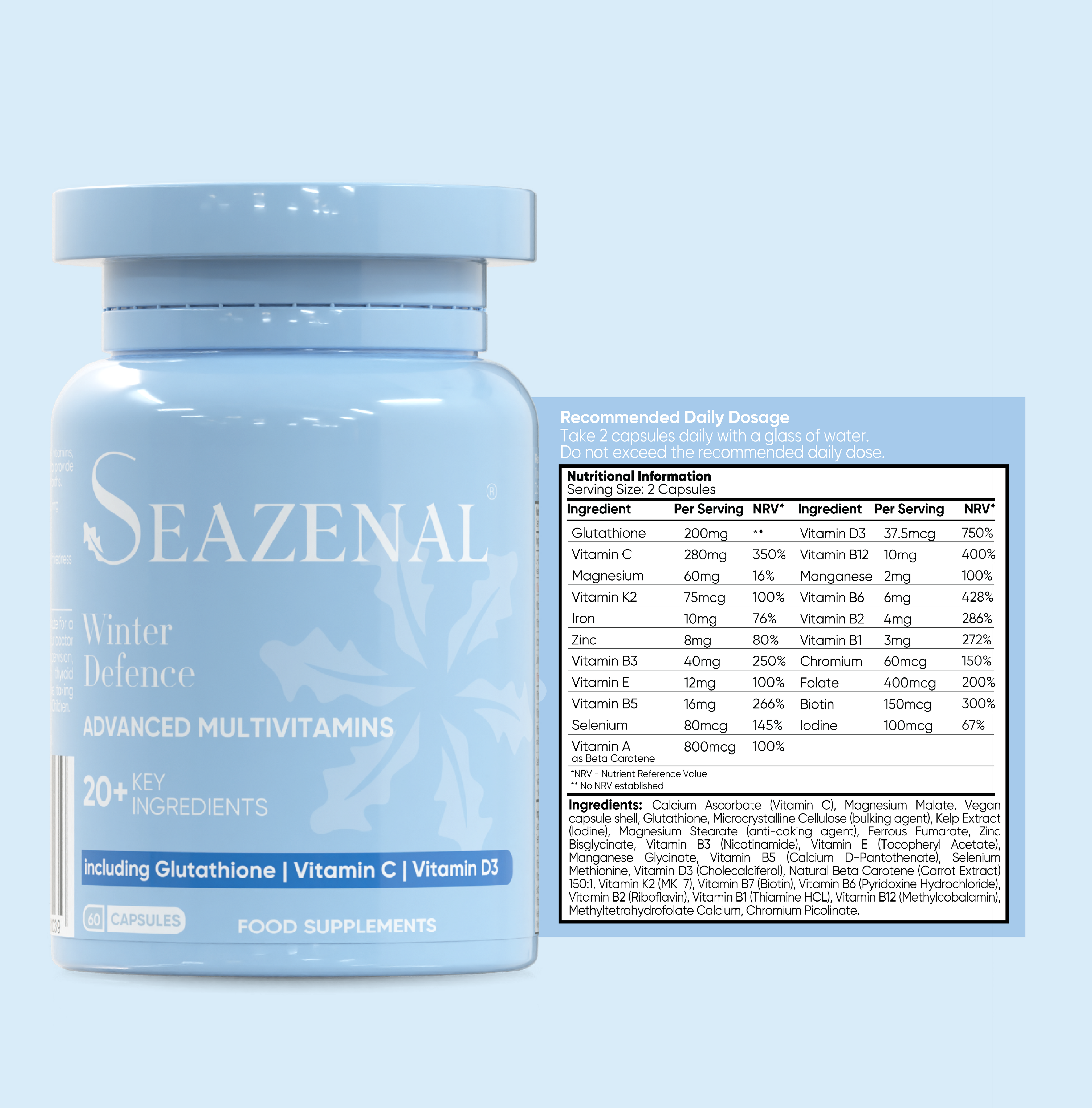 Seazenal Winter Defence Advanced Multivitamin